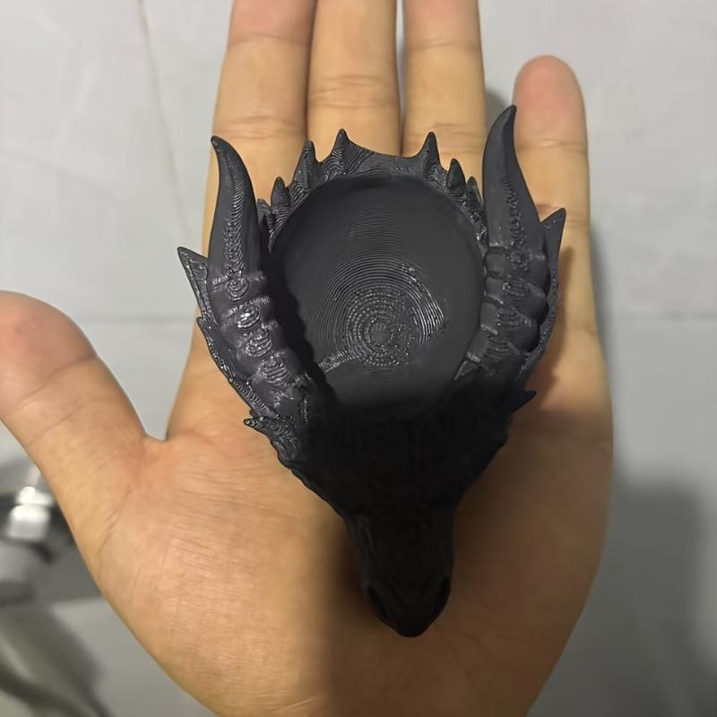 Cool Gothic Dragon Head Desktop Decor Dark Series Jewelry Storage Organizer Home Ornament Gift