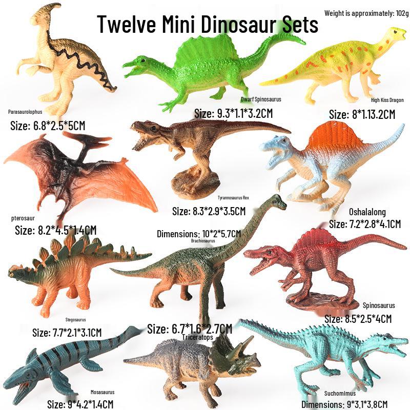 Animal Model Simulation Toy: Woolly Rhinoceros, Dunkleosteus, Deinotherium, Mammoth, Smilodon, Thunder Bird