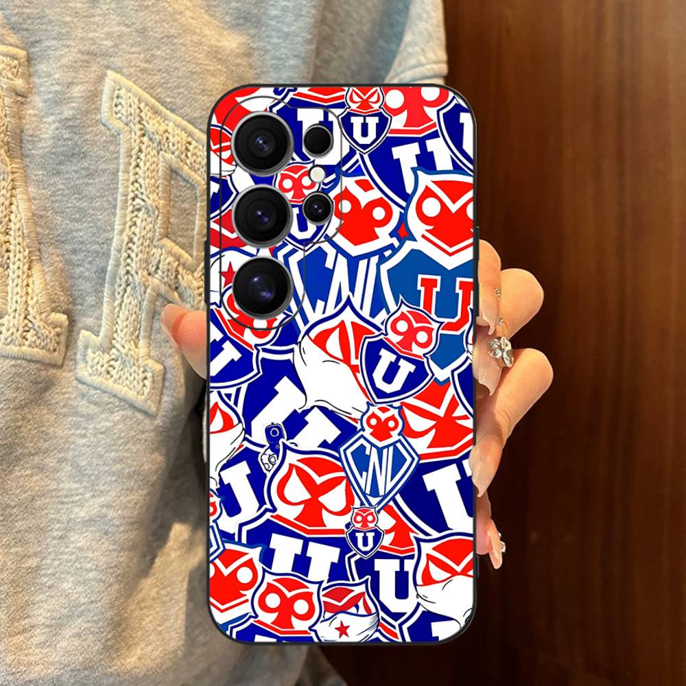 Chile U-University Logo Phone Case For Samsung S 24 Fe 25 Ultra Plus 20 Lite 21 30 22 23 24 22 Ultra 5G Fundas