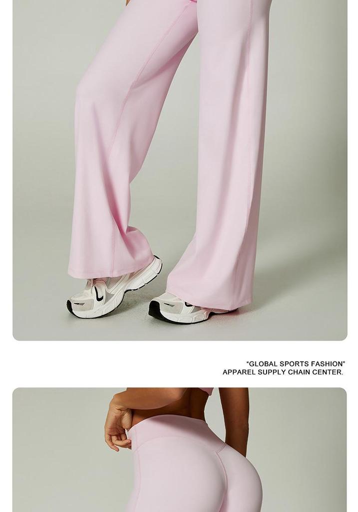 Women's Wide-Leg Yoga Pants - Butt-Lifting, Loose Fit for Running & Outdoor Activities