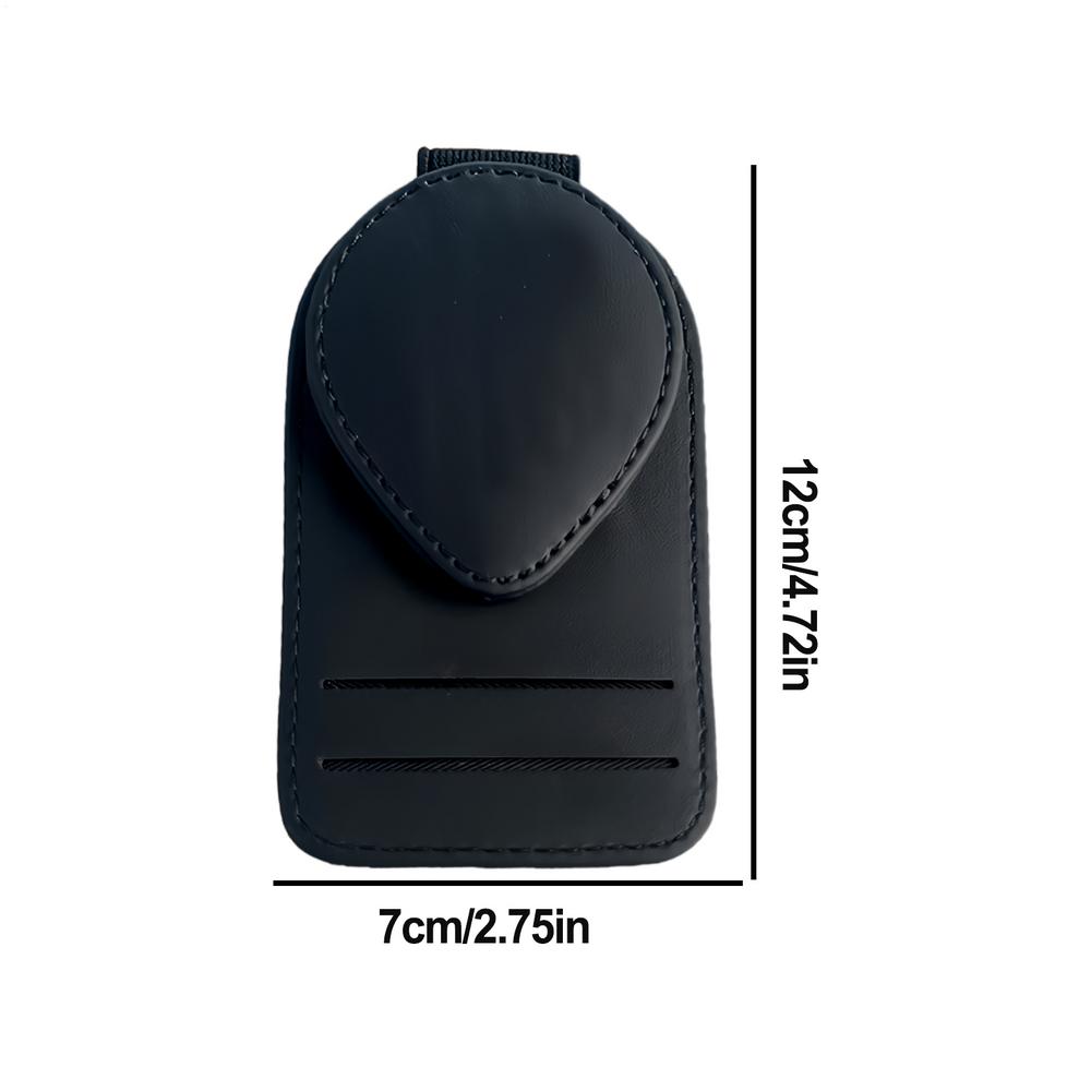 Car Glasses Clip Sunglass Holder Car Visor PU Leather Automotive Clip Multi-functional Car Sunglasses Bracket Car Sunshade Clip