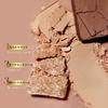 Ash Series 9-Color Eyeshadow Palette: Pearl, Matte, and Glitter. 12-hour long-lasting color payoff, beautiful pigmentation, dimension, and high