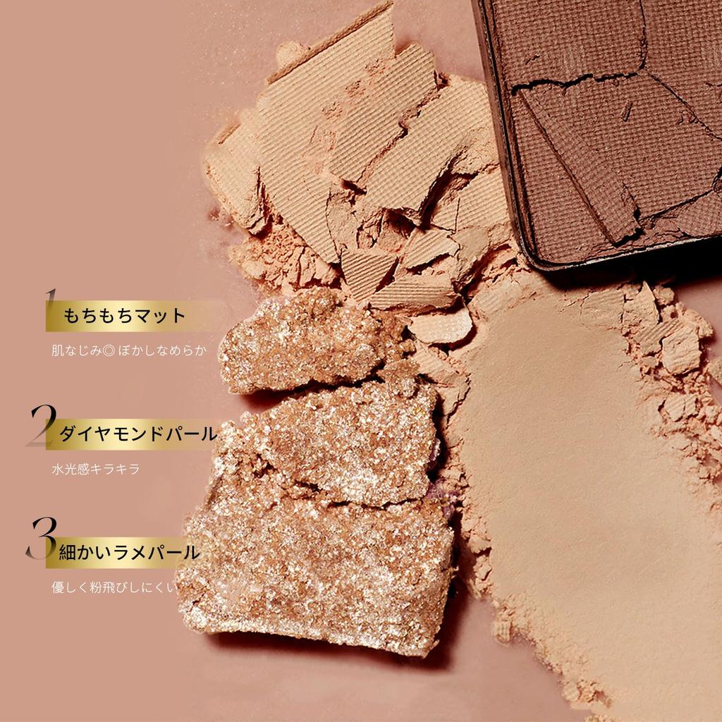 Ash Series 9-Color Eyeshadow Palette: Pearl, Matte, and Glitter. 12-hour long-lasting color payoff, beautiful pigmentation, dimension, and high
