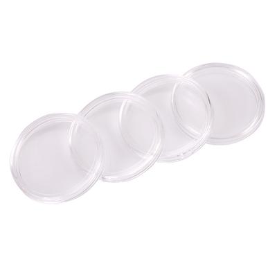 Praktische Münzbox Aufbewahrungsbox Kratzfest Transparent 40,6 mm Luftdicht Schöne Kapsel Klar Leicht zu öffnen