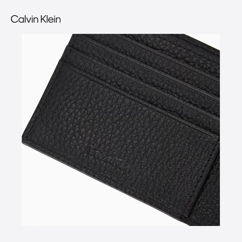 Calvin Klein Jeans Men's Pebbled Leather Multi-Card Wallet