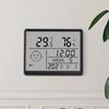 Magnetic Digital Clock with Humidity Thermometer LCD Display High Accuracy Thermo-Hygrometer Indoor Humidity Temperature Meter