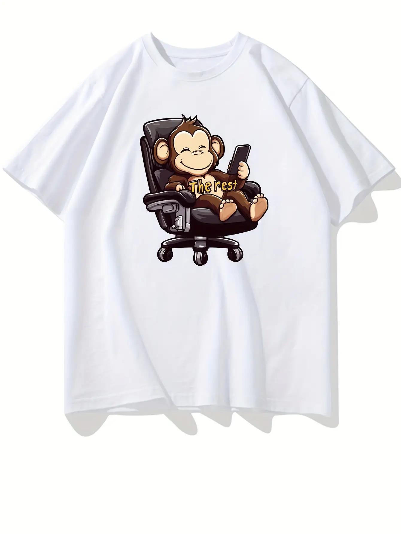 Breathable | Men S White T-Shirt Made of 50% M