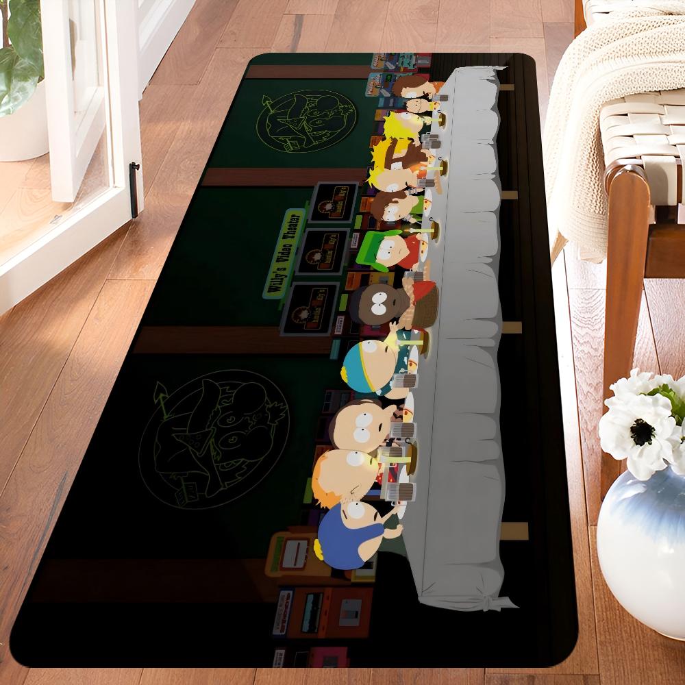 

Amine S-South Cartoon P-Park Entrance Door Mat Nordic Style Home Doormat Bathroom-Toilet Mats Bedroom Hotel Decor Mat 60*90cm