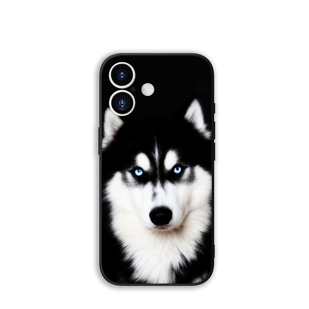 Phone Cover Animal Lovely Husky Dog Casing for Apple iPhone 17 16 11 Pro XS Max XR 6 7 8 Plus + 16E SE 2020 Air 5 8+ Case