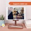 Solid Wood Creative Bedside Mobile Phone Holder for Desktop