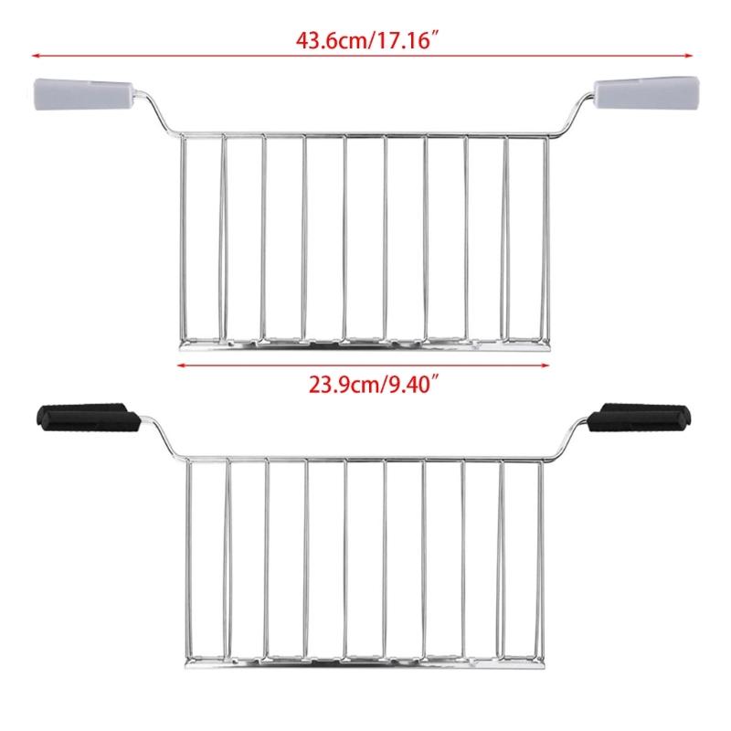 Stainless Steel Bread Rack Sandwich Grill Warmer Stand Stainless Steel Sandwich Holder Bread Machine Grills Rack