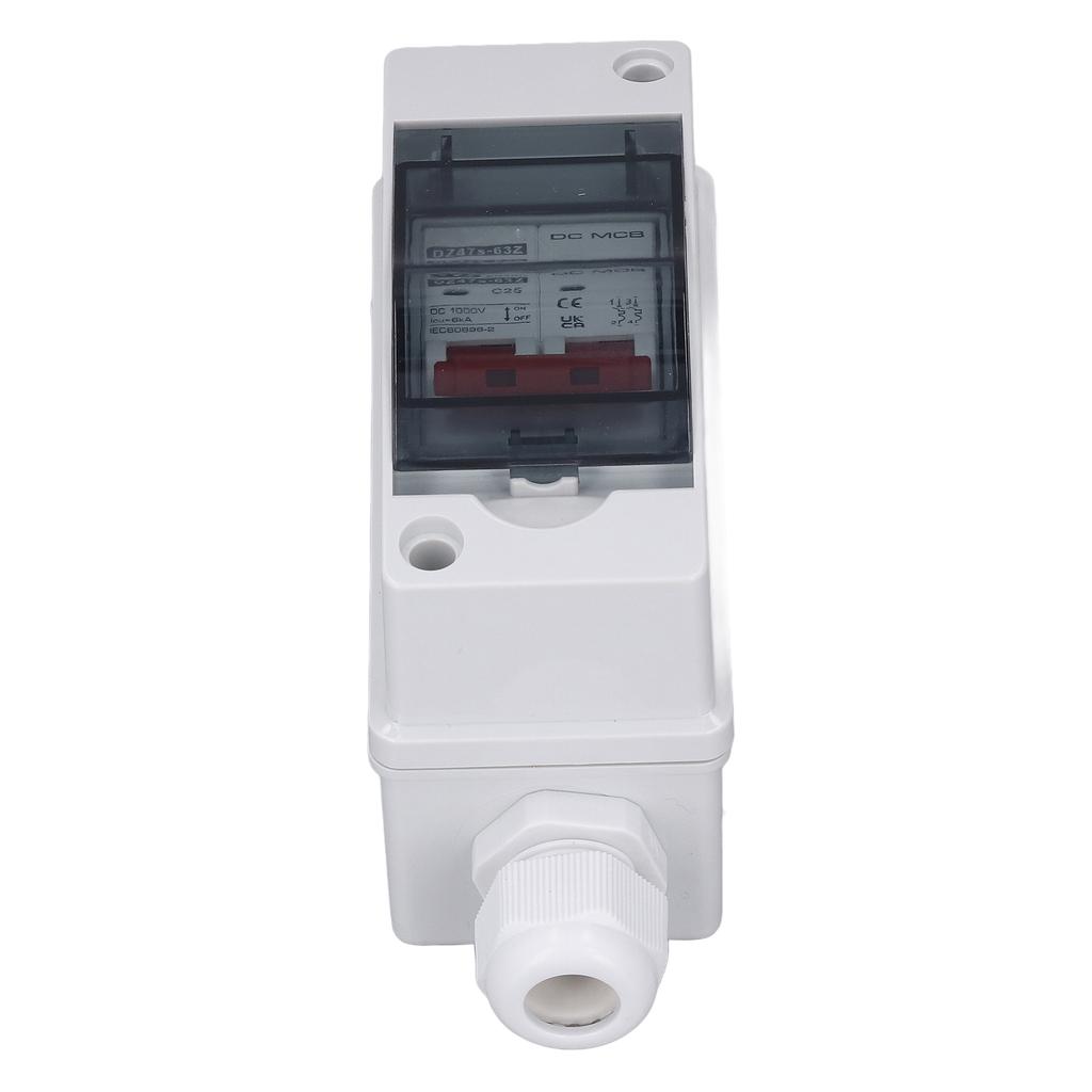 2P Photovoltaic System DC Miniature Circuit Breaker Solar IP65 Waterproof PV Disconnect Switch DC100