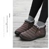 Cotton Shoes for Couples, Oversized Women's Shoes, Resistant Snow Boots with Thick Fleece, Short Boots for Warmth, Soft Sole, Low Cut Cotton Boots