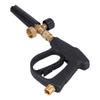 Schaumpistole Multifunktion Hochdruck Autowaschanlage Wasserpistole mit 5 Düsen Schaumflaschen-Set M22x1.5mm