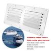 Replacement Air Venting Panel Stainless Steel Rectangular Louvered Vent Grille