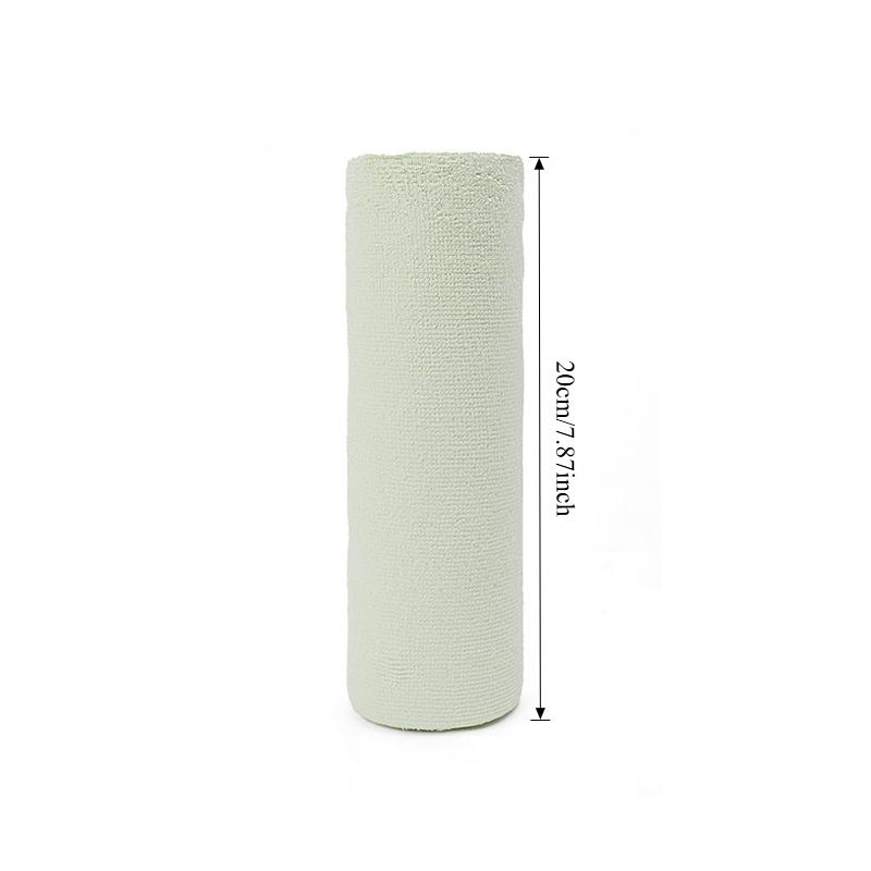 Wiederverwendbares Reinigungstuch, Haushalts-Küchentuch, Mikrofaser-Handtuchrollen, Geschirrtücher, Ersatz für Waschpapiertücher, 1 Rolle mit 20 Blättern