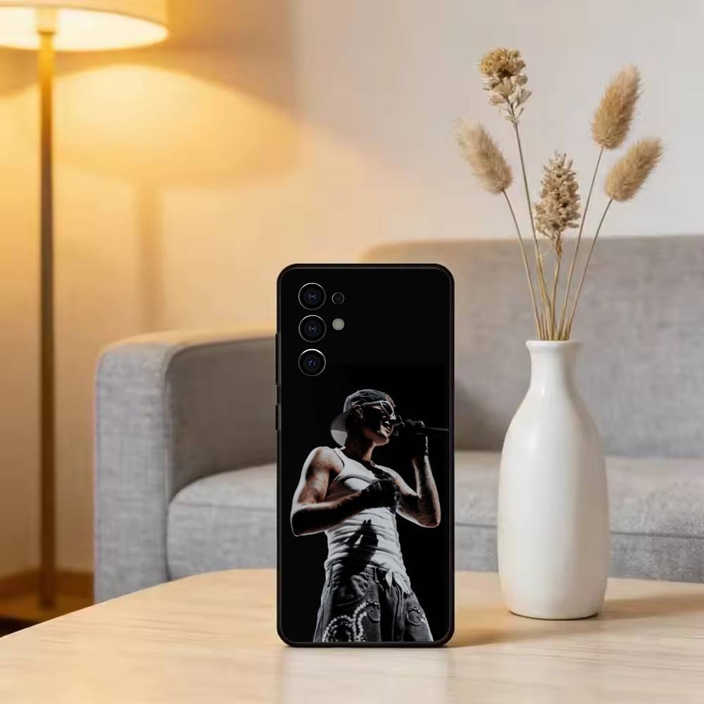 S-Singer Beliebers Phone Case Black Silicone Soft For Samsung S25,S24,S21,S22,S23,S30,Ultra,S20,Plus,Fe,Lite