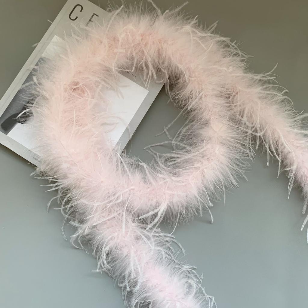 Colored Feather Strips, Ostrich Hair, Top Strips, Dance Costumes DIY Decorative Materials, Clothing Accessories