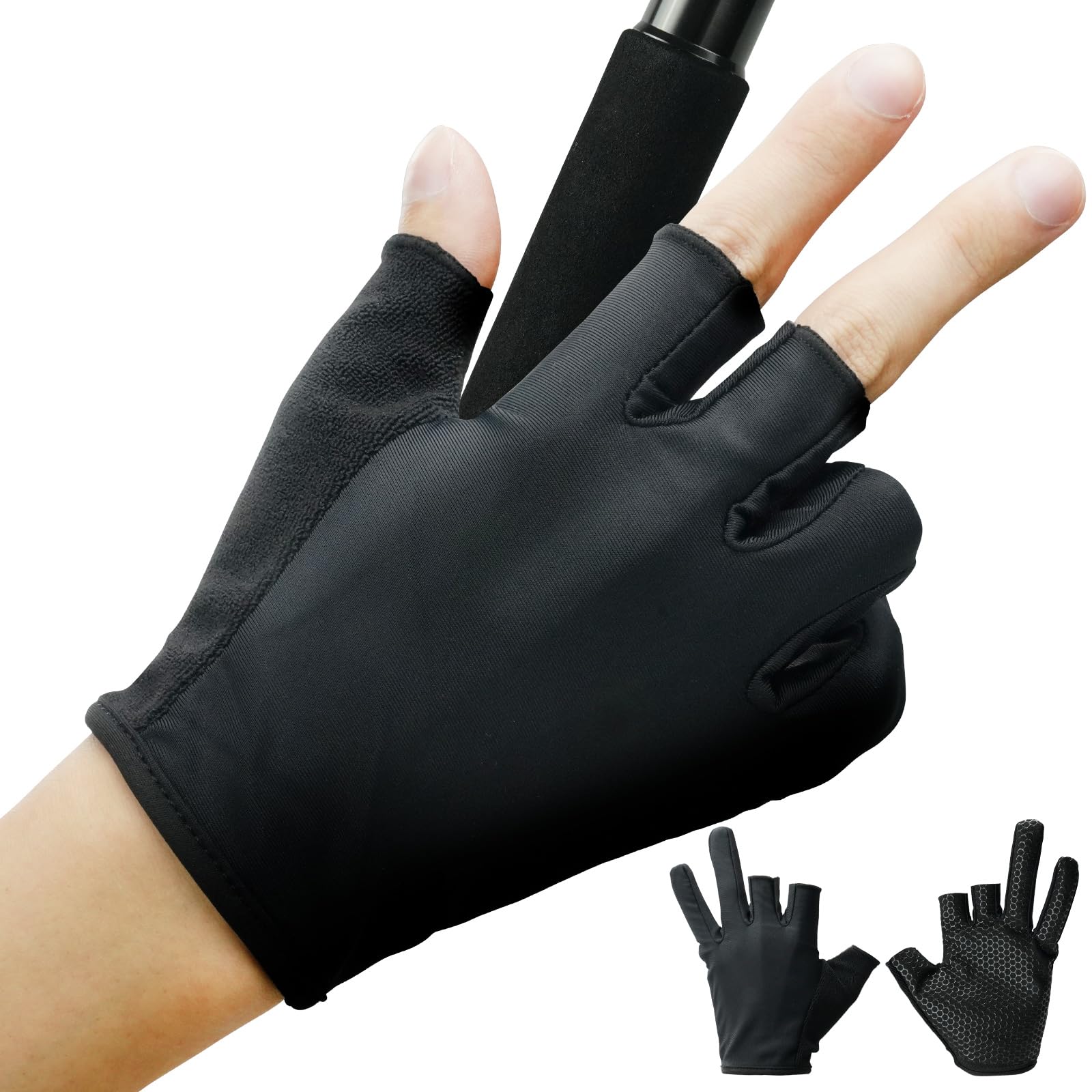 

Fishing Sun High Suitable for and Cooling UV Designed for Fishing Gloves for Men and Perfect for Outdoor and Motorcycles for and L.A.Y UPF50+ Gloves,