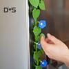 1/2/3/4Pcs Morning Glory Refrigerator Magnet with Articulating Stems Vine Flower Plants Fridge Magnet Home Office Kitchen Locker Decoration