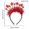 Christmas Headband Xmas Elk Horn Bell Sequin Christmas Hair Band Happy New Year Photo Props Merry Christmas Decor Gifts for Kids