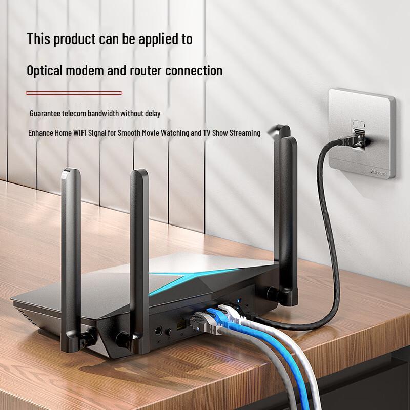 AMPCOM Cat6 / Cat6A Ethernet Patch Cable