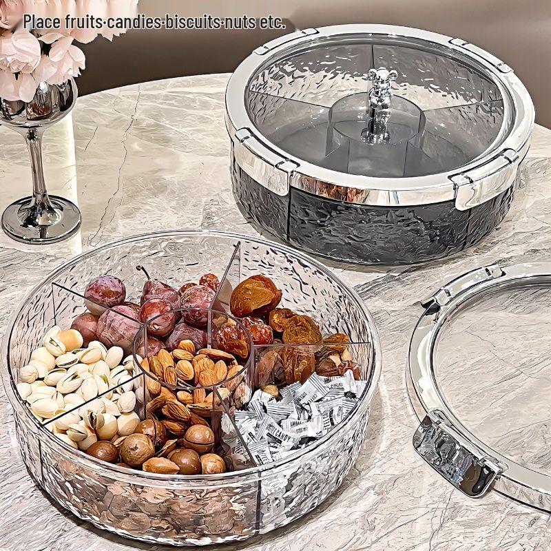 Elegant Rotating Snack & Dried Fruit Platter