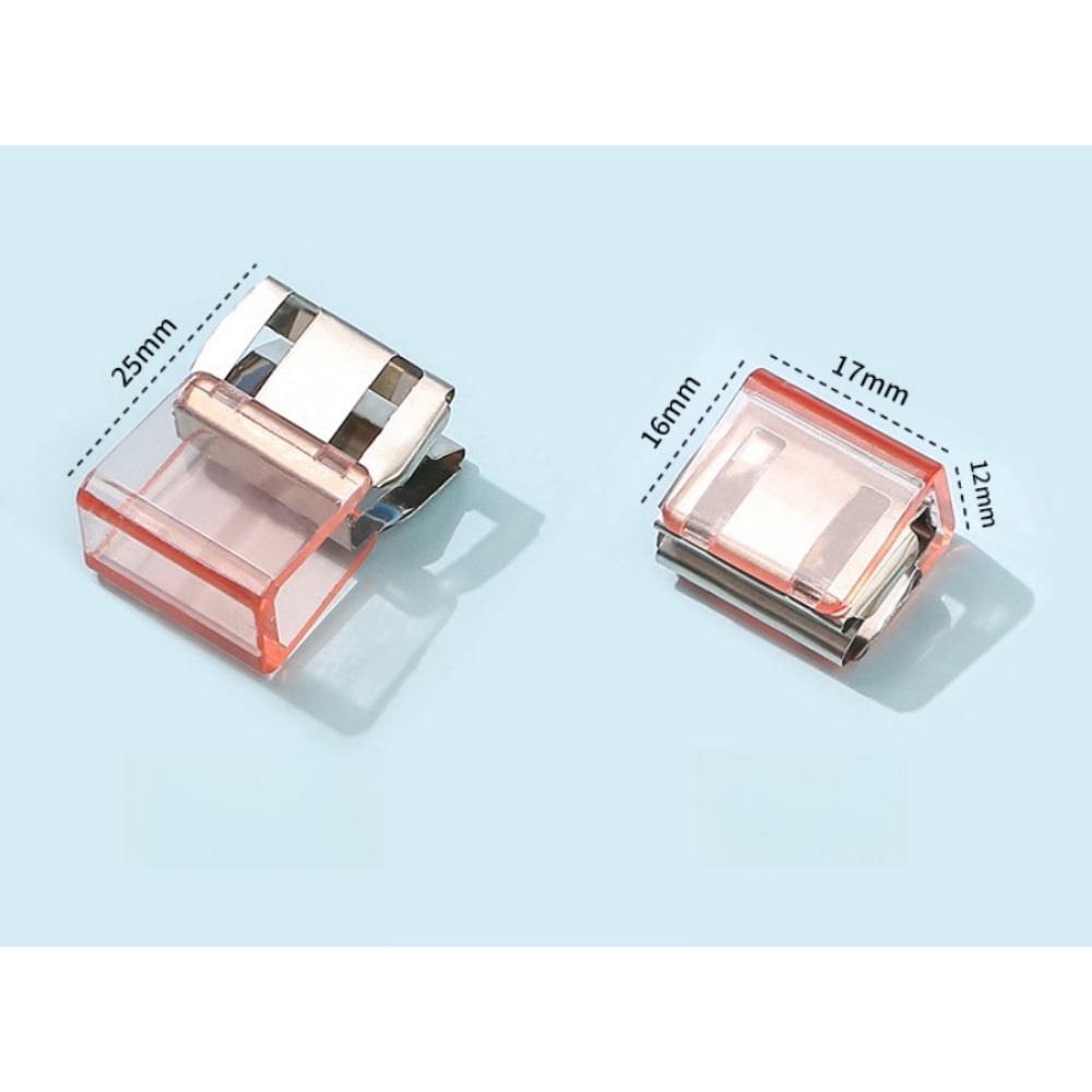 10PCS Small Fresh Push Clip Hand Account Clip Creative Student Test Paper Clip Office Photo File Storage Clip