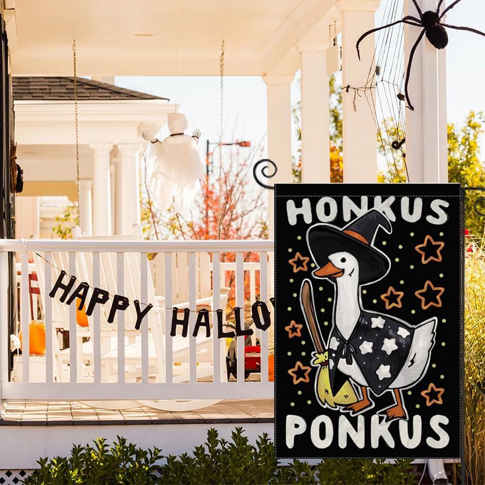 30 x 45cm Halloween Garden Flag Small Seasonal Yard Decoration for Outdoor Décor