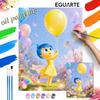 Digital Oil Painting Art Kit Joy Balloon Garden Handmade Coloring Painting Home Decor