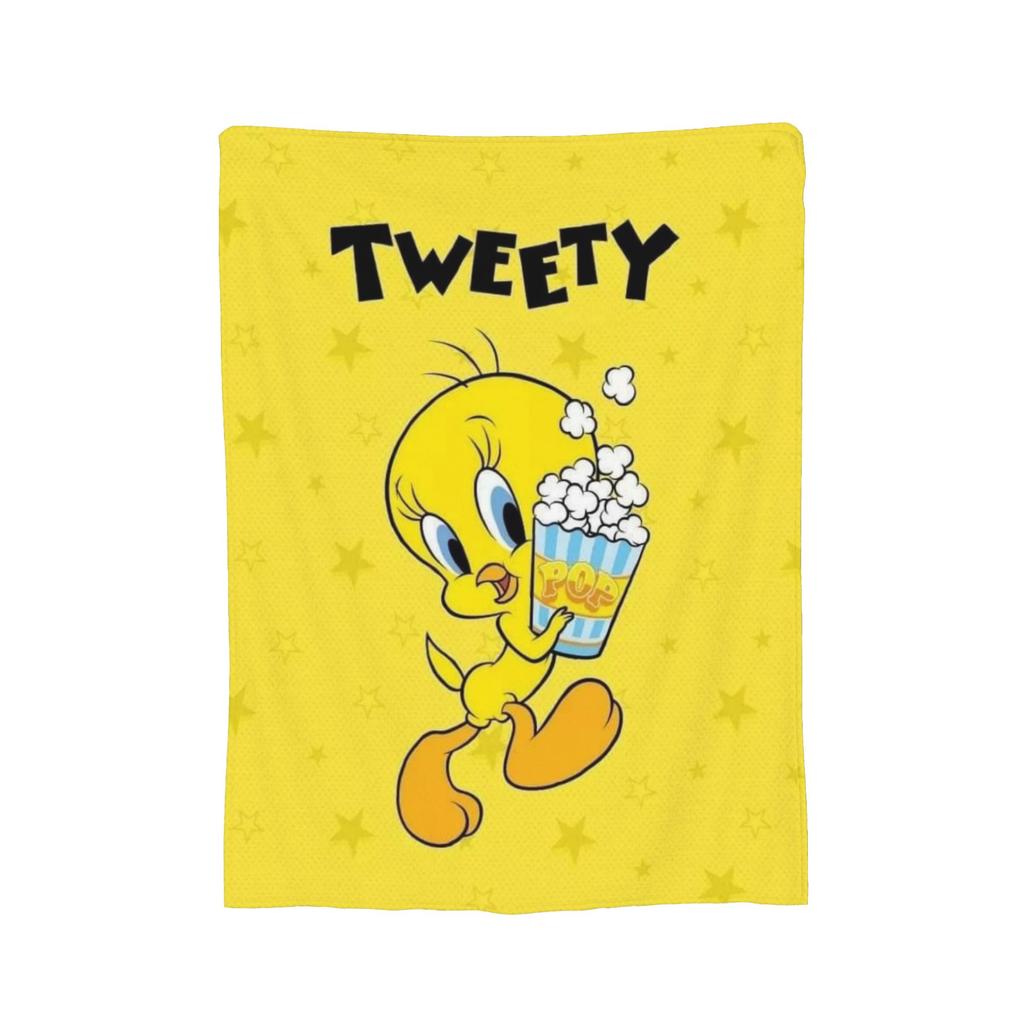 Looney Tunes Titti Anatra Gialla Carina Coperta Ultra Morbida Coperta da Divano 50x60 Pollici Coperture e Coperte Multitaglia