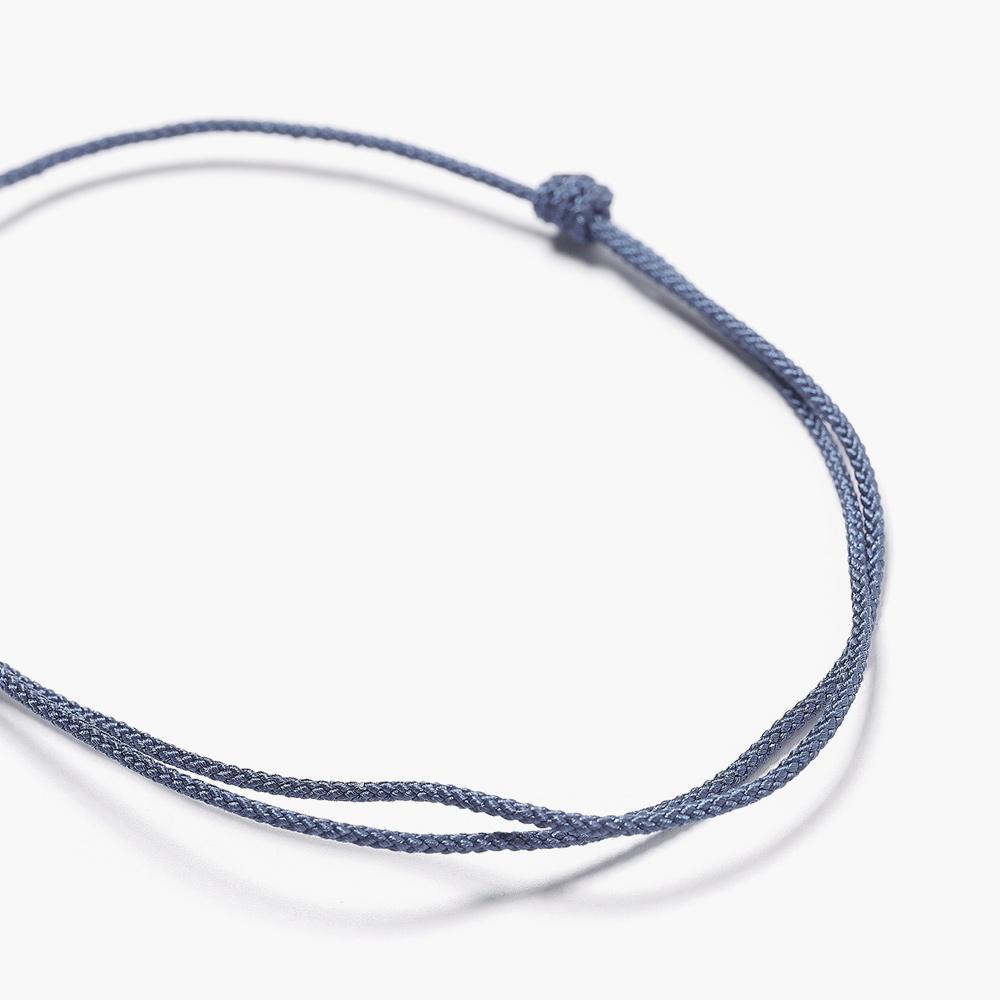 Jbans Classic Brushed Silver Ball String Knot Bracelet (C2503Ac1309)