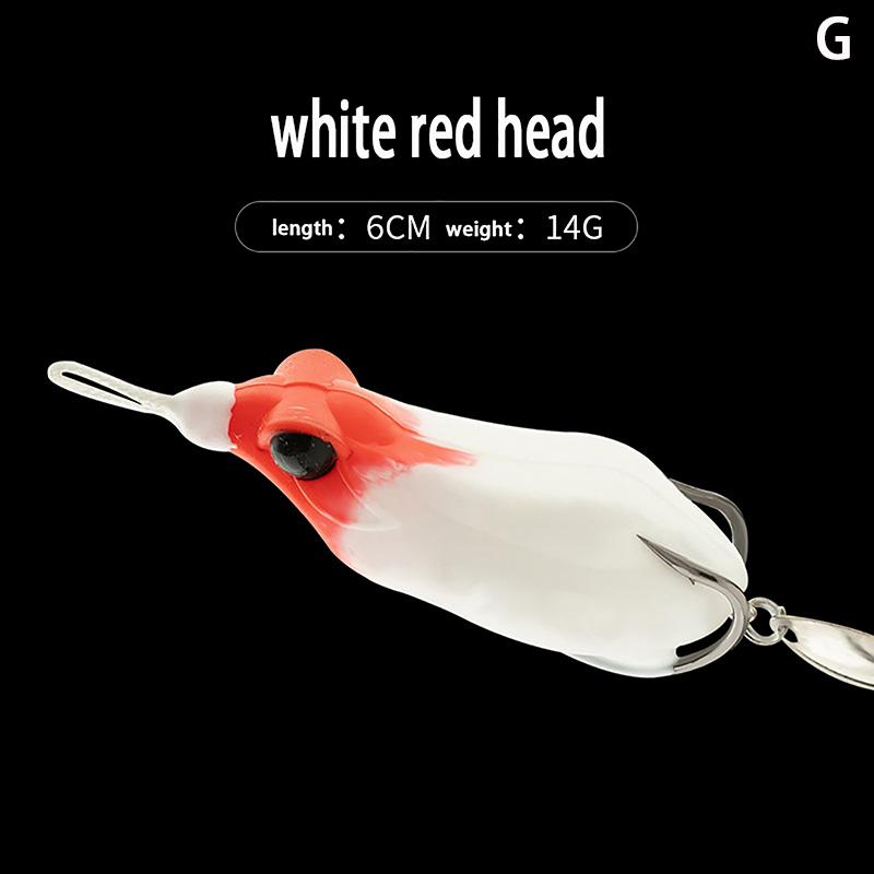 

The Thunder Frog Lure Sub-Bait Fake Bait Soft Bait Black Fish Rising Blood Groove Hook Silica Gel Modified Thunder Frog