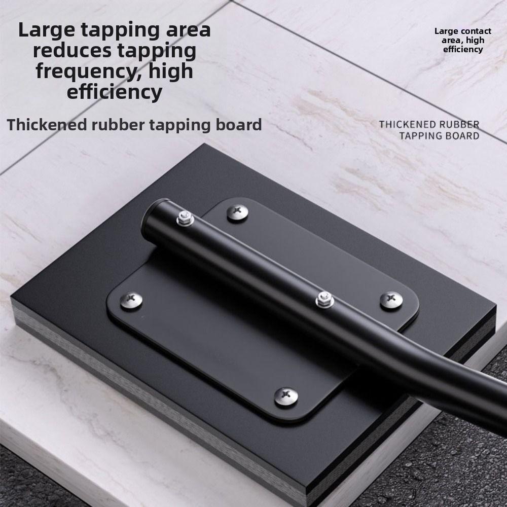 Rubber Head Tapping Block Ergonomic Handle Efficient Mallet Tile Clapper  DIY Projects
