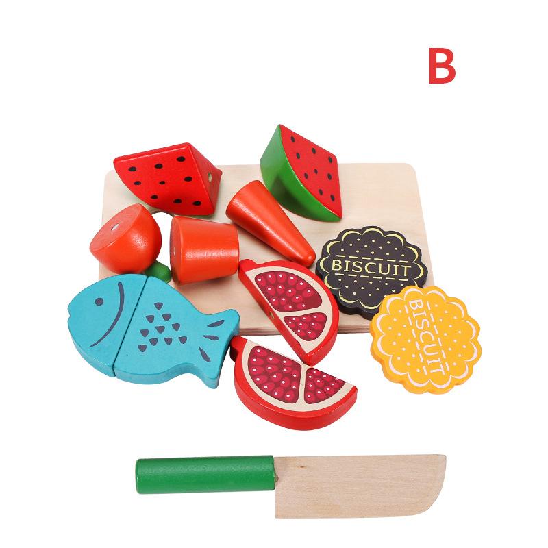 

Детский развивающий деревянный кухонный набор игрушек, играем в ролевые игры, режем фрукты, овощи, готовим еду, имитация, кухонные игрушки, дети