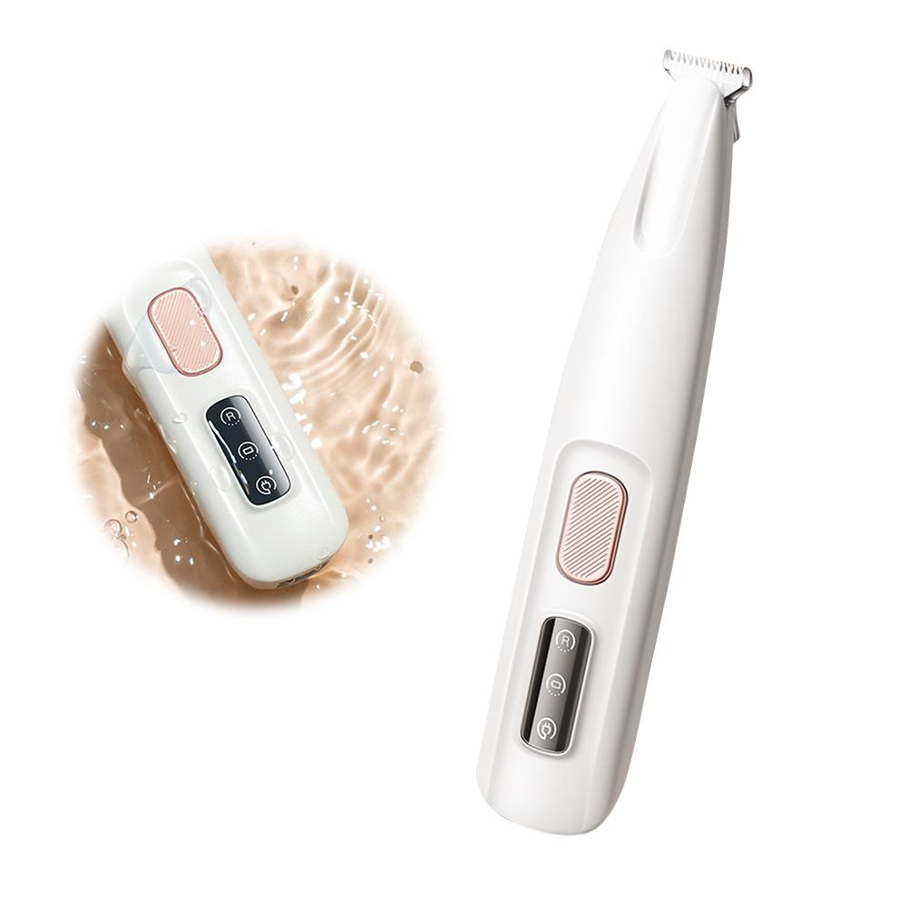 Dog Paw Trimmer with LED Light Pet Shaver 18mm Widen Blade Dog Clippers Cordless for Dogs Cats Trimming Paws Eyes Ears Face Rump