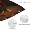 Tung Tung Sahur Pos Ronda Wave Pillow Cover Novelty Pillow Case For Couch Sofa Bedroom Comfy Pillowcases Gift Idea