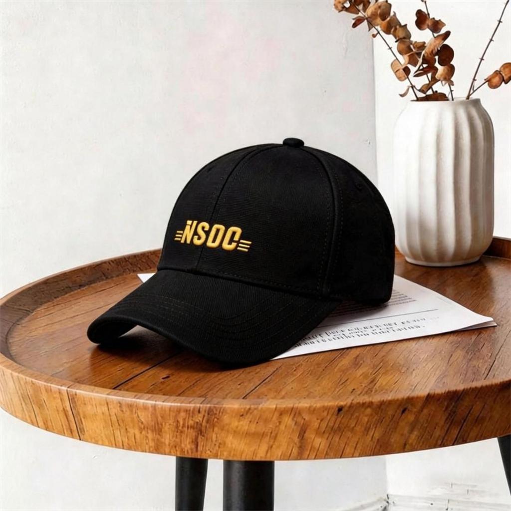 Guochao Letter Embroidery Hardtop Baseball Hat Men And Women Outdoor Cap Street Versatile Shade Leisure