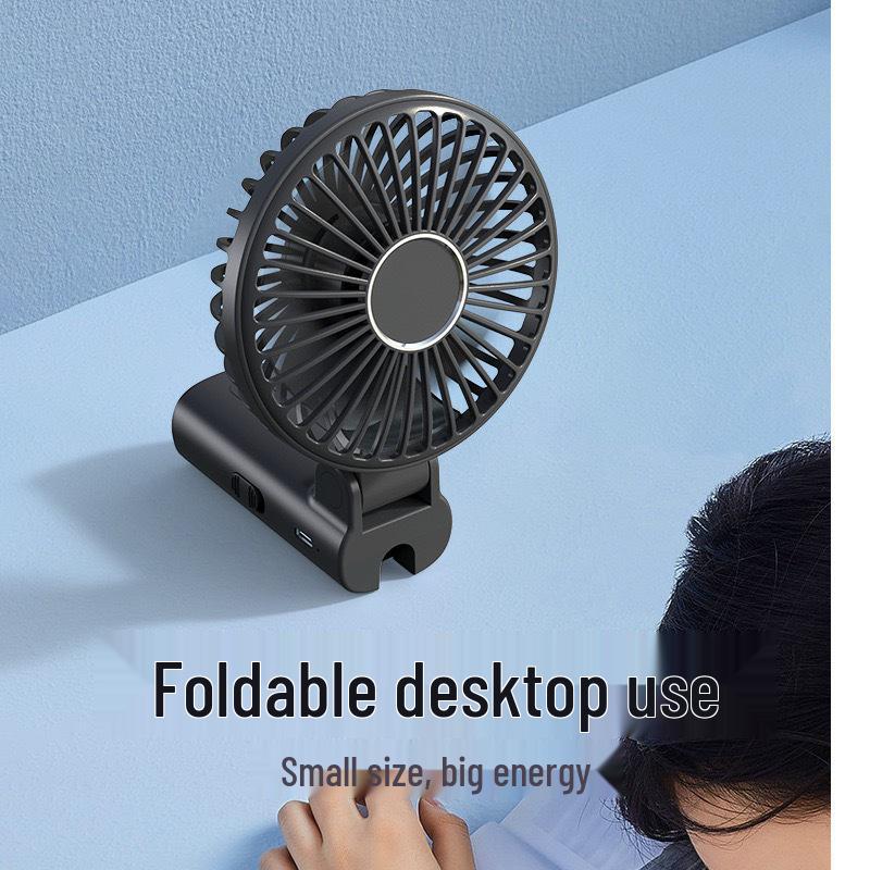 Newcomer Discount: Portable Folding Desktop Mini Fan - Cool Hanging Umbrella Style, Perfect for Summer