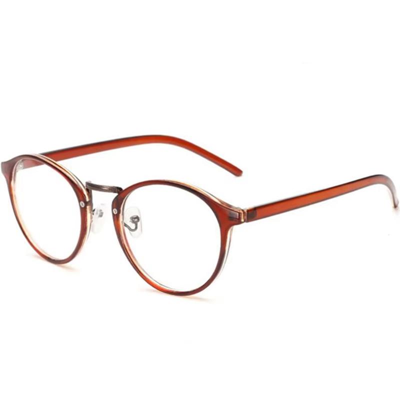 High Quality Leopard Frame Round Prescription Glasses Women Men Anti Blue Rays/Photochromic/Nearsighted/Farsighted/Bifocal Optical Eyeglasses