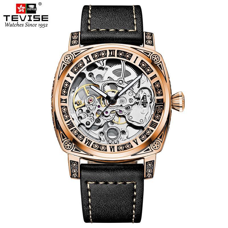 Reloj Mecánico de Lujo Suizo TWCIS Resistente al Agua para Celebridades con Diseño de Alta Calidad