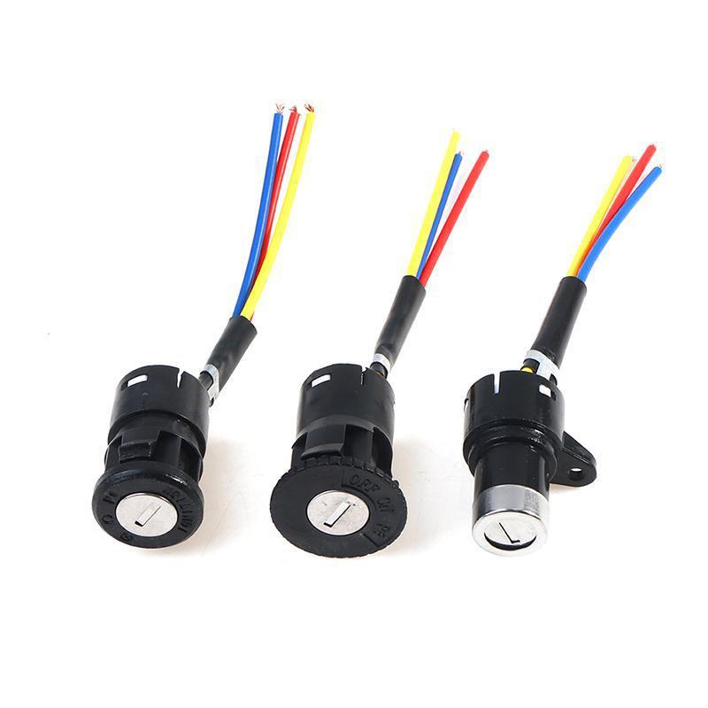 Electric Bicycle Ignition Switch Key Power Lock For Electric Scooter Portable Key Power Lock E-Bike Components Parts
