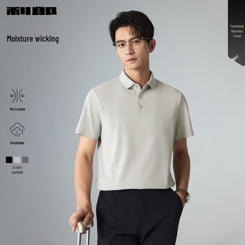 

LILANZ Men s Moisture-Wicking Quick-Dry Short Sleeve Polo Shirt 180/96A
