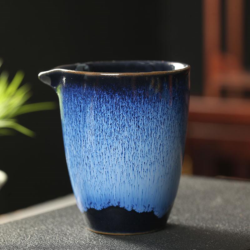 Japanese Ceramic TeaCup Kiln Transformation Fair Cup Chahai Chinese Home Decoration Heat-resistant Kung Fu Tea Accessories New