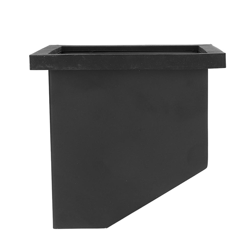 Coffee Knock Box Grounds Disposal Bin Bottomless Embedded Oblique Mouth Stainless Steel