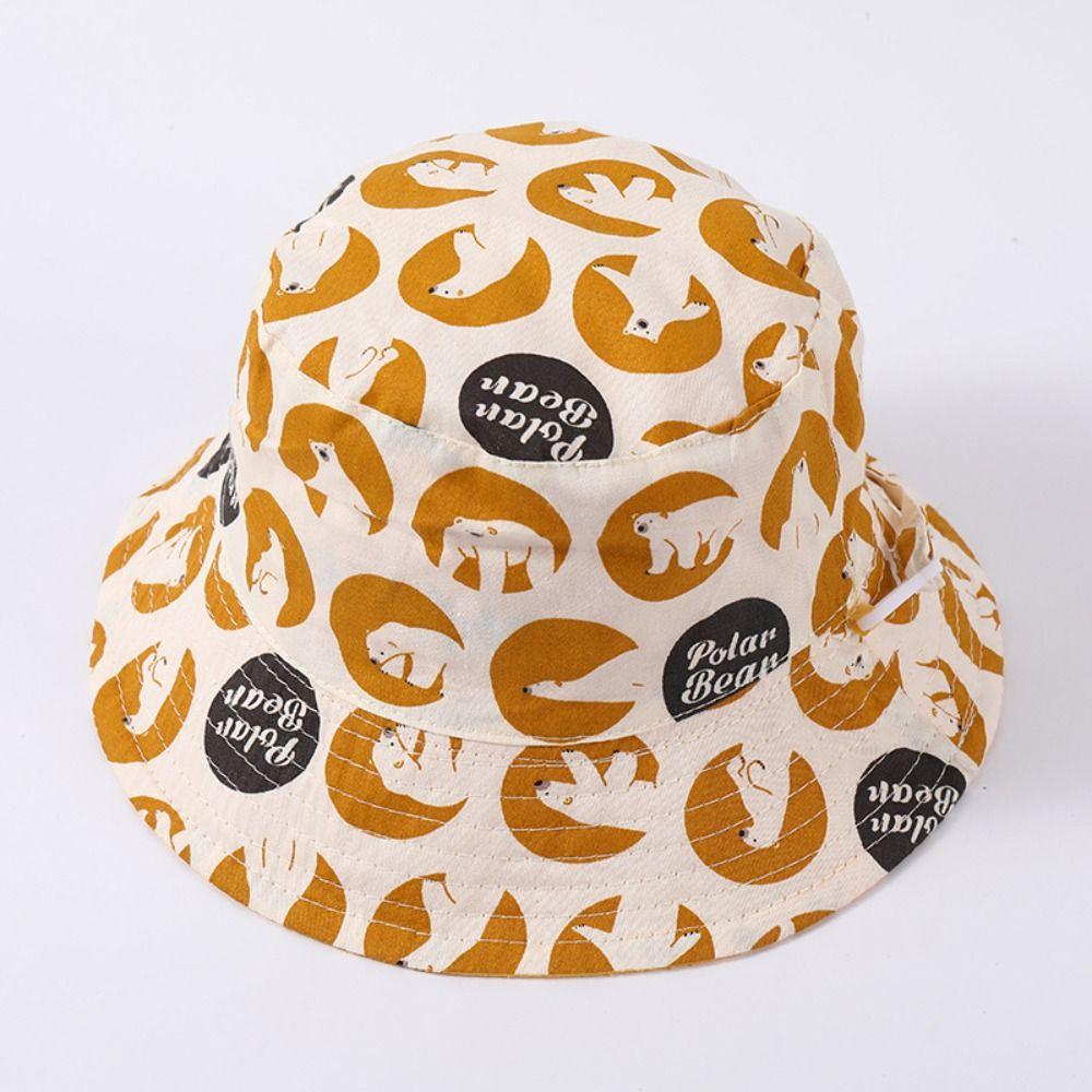 Breathable Double Sided Kid Sunhat Korean Style Children's Fisherman Hat Baby Shading Hat  Baby