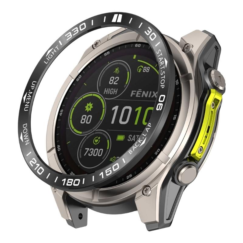 Steel Bezel Rings Scratch & Collision Resistant Watch Rings Bezel Styling Watch Bezel Protections Suitable for Watch
