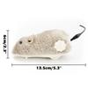 2Pcs Funny Lifelike Plush Mouse Running Rat Toy for Cats Dogs Tail Mouse Pets Kids Random Color