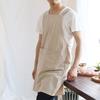 Cotton Minimalist Apron Breathable Handmade Apron Durable Baking Apron  Barista