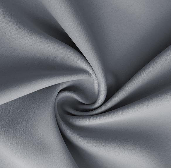 Thermal Insulated Grommet Blackout Curtain Toilet Curtain Room Curtain Gray Curtain Simple Curtain